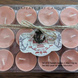 Chesapeake Bay Tea Light Candles, NWT